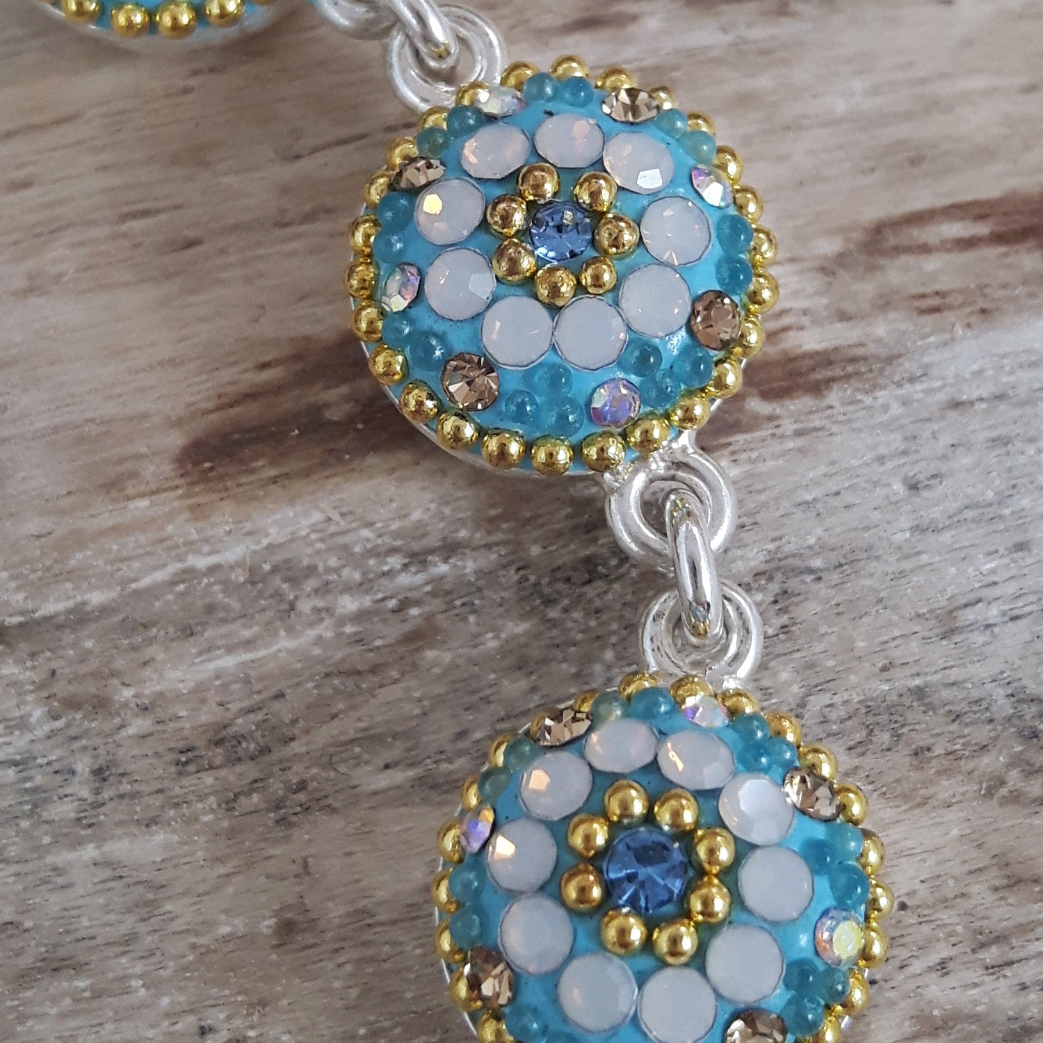 Allegra Round Daisy Dream TQ Bracelet