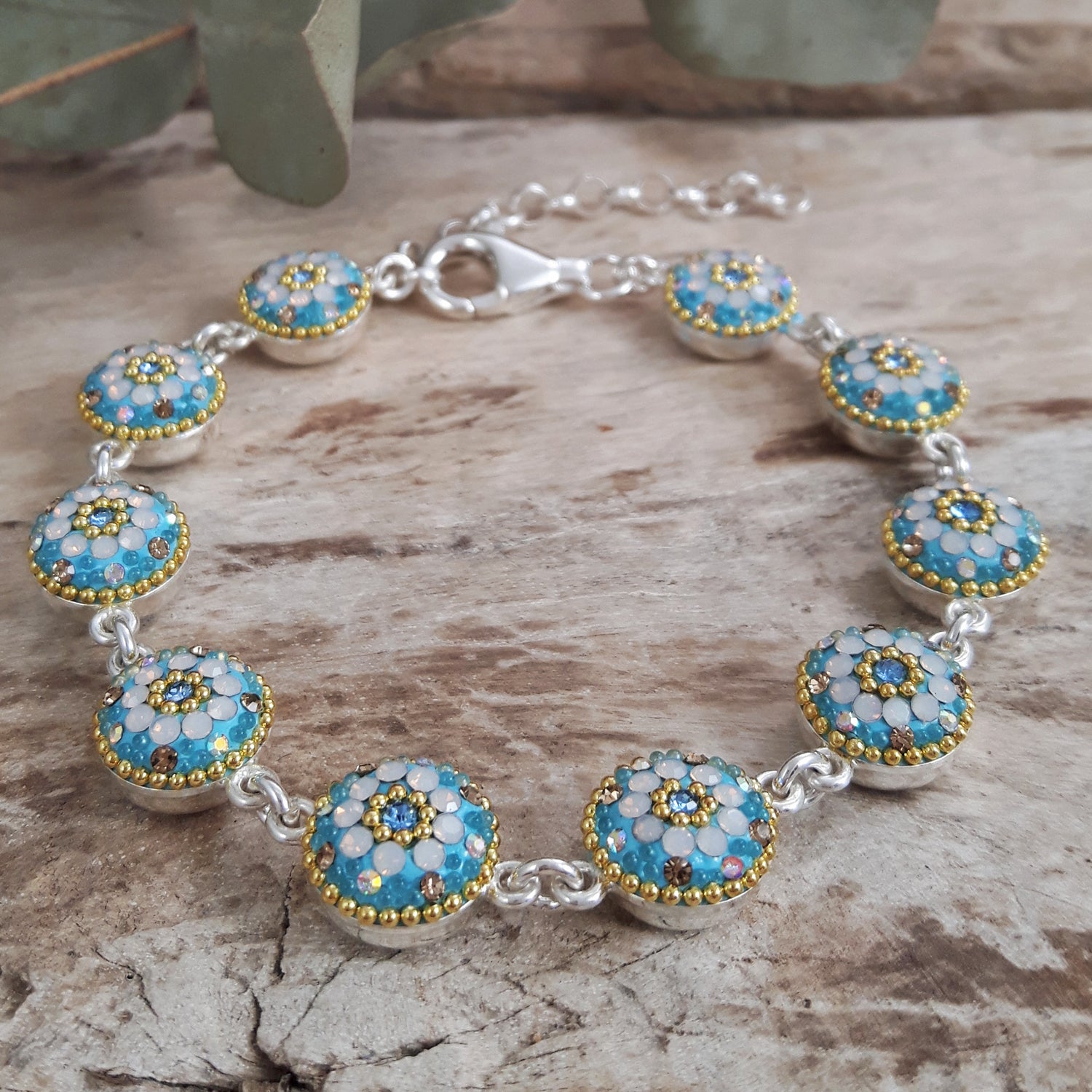 Allegra Round Daisy Dream TQ Bracelet