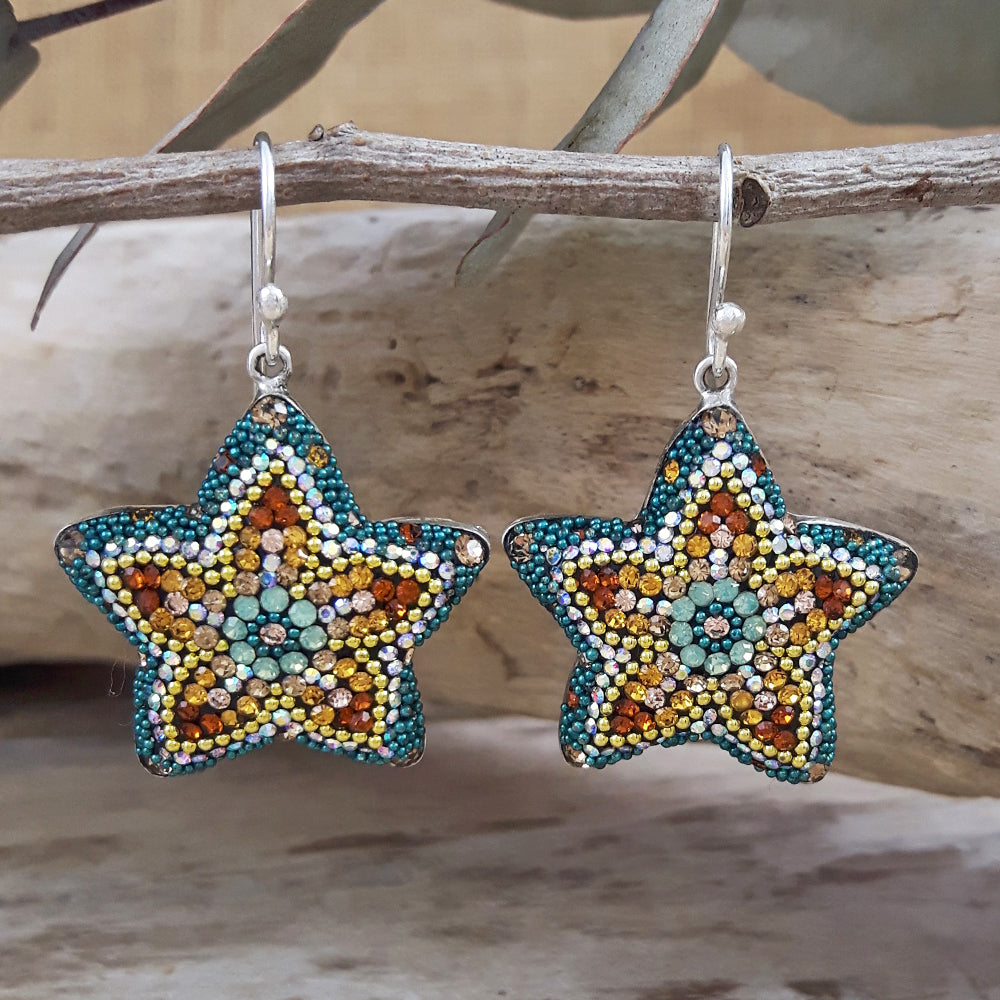 Allegra Fleur Vintage Dream Drop Earrings