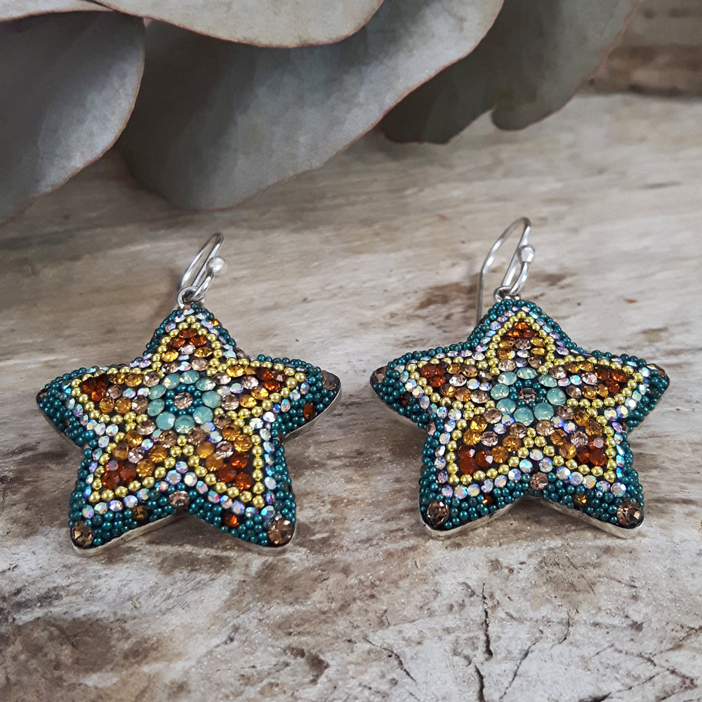 Allegra Fleur Vintage Dream Drop Earrings