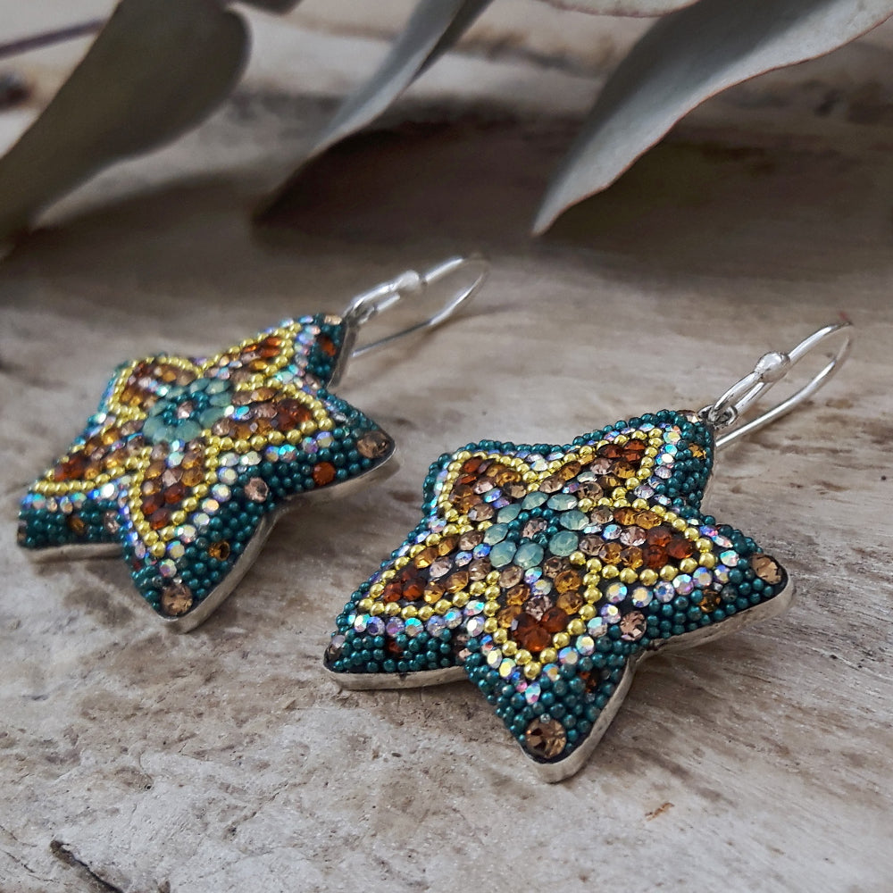 Allegra Fleur Vintage Dream Drop Earrings