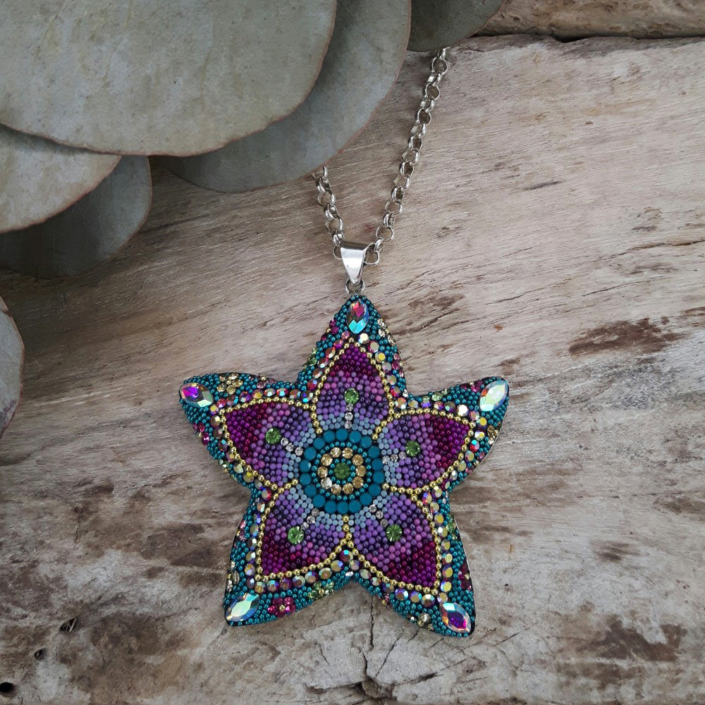 Allegra Galactic Flower 4.5cm Pendant