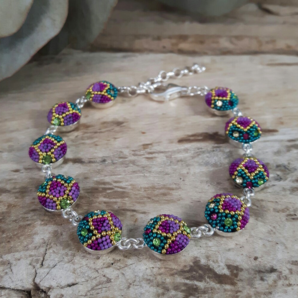 Allegra Galactic Ombre Circle 1cm Bracelet