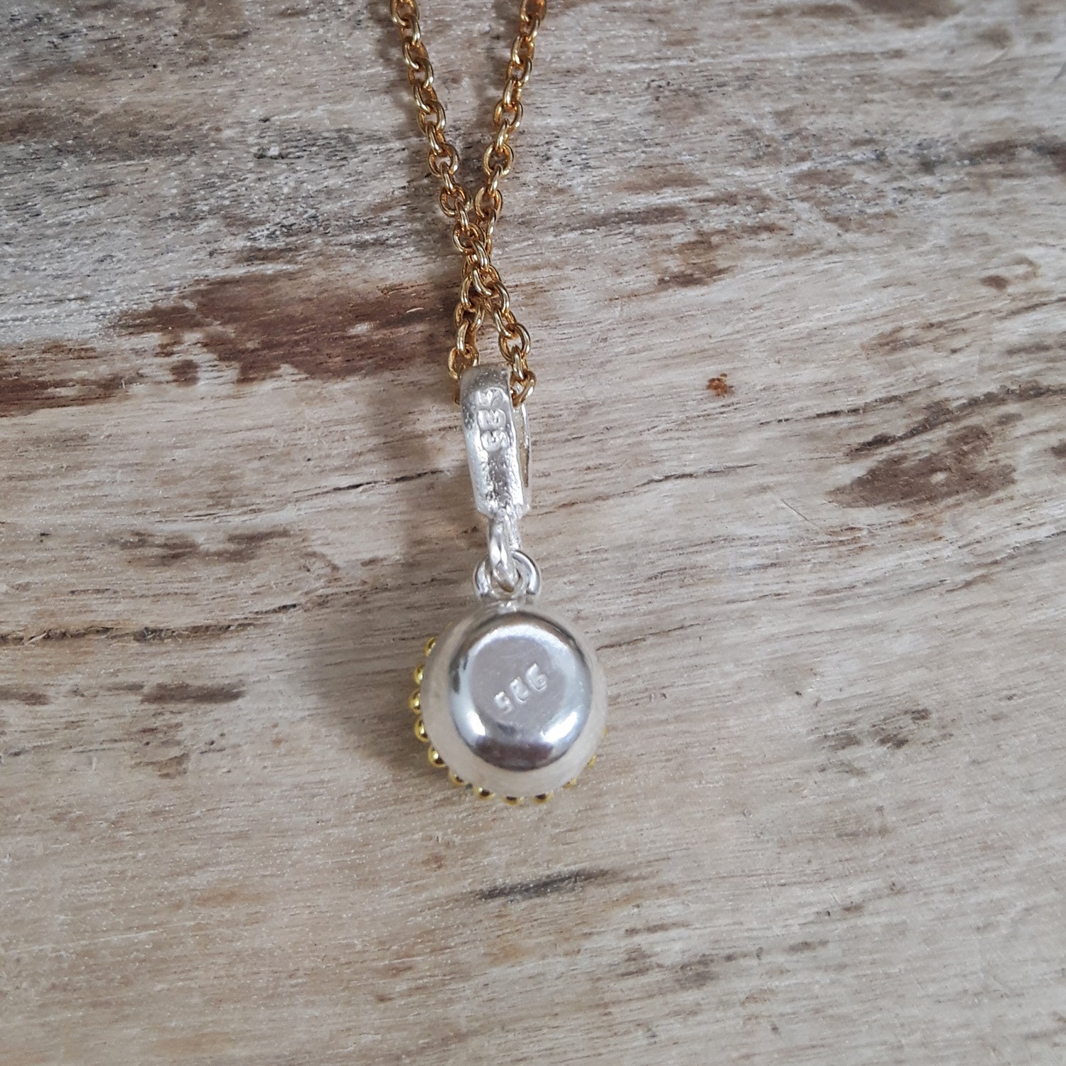Allegra Hibiscus Bloom Round Pendant