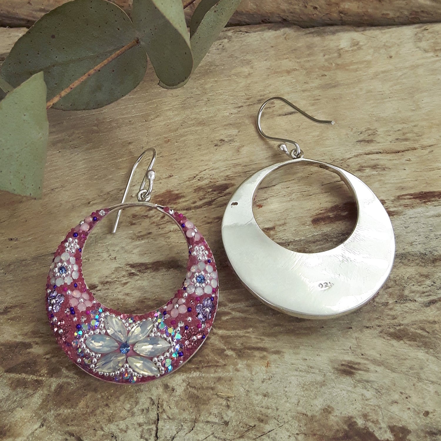 Allegra Lilac Dream Boho Hoop Earrings