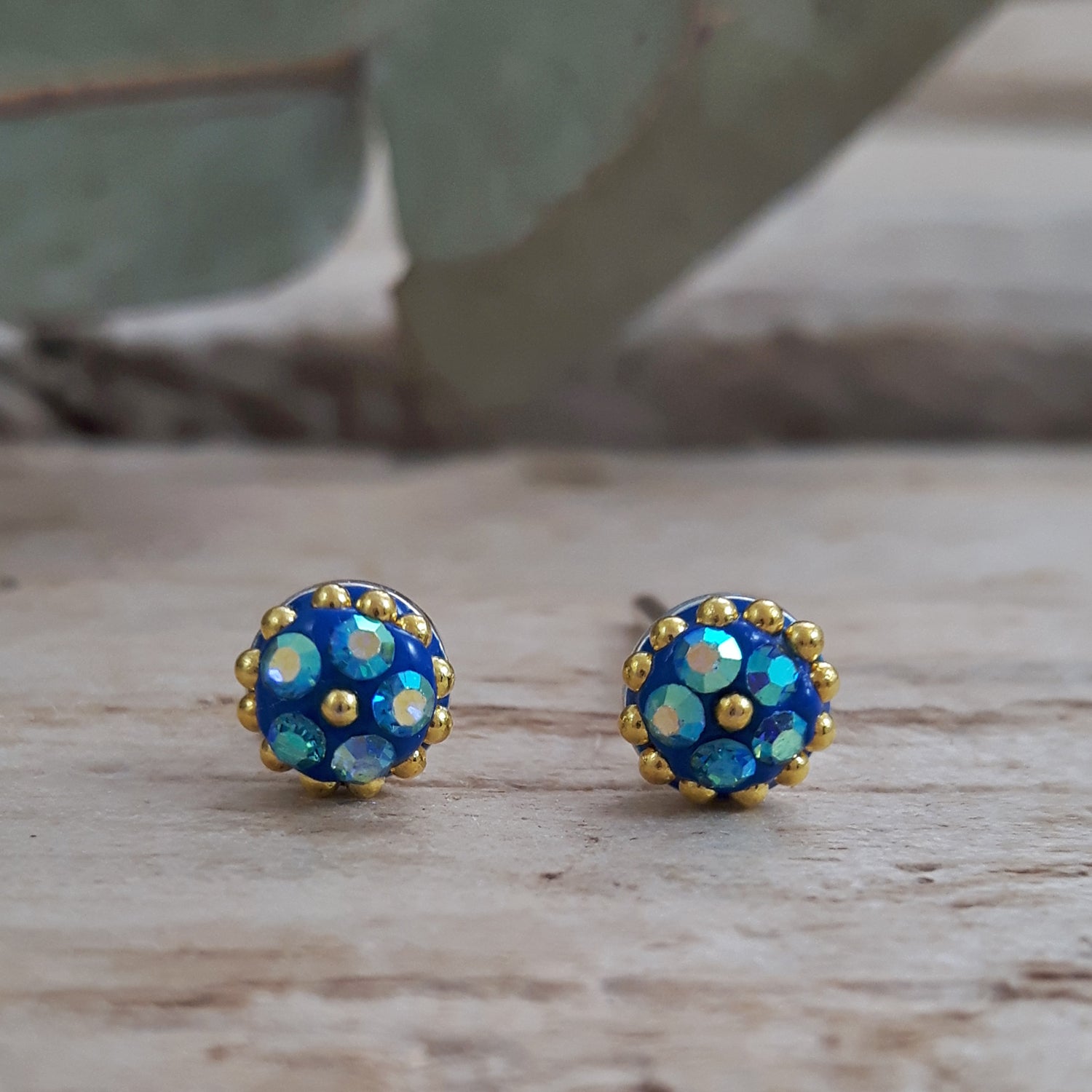 Allegra Sapphire Dream Tiny Stud Earrings