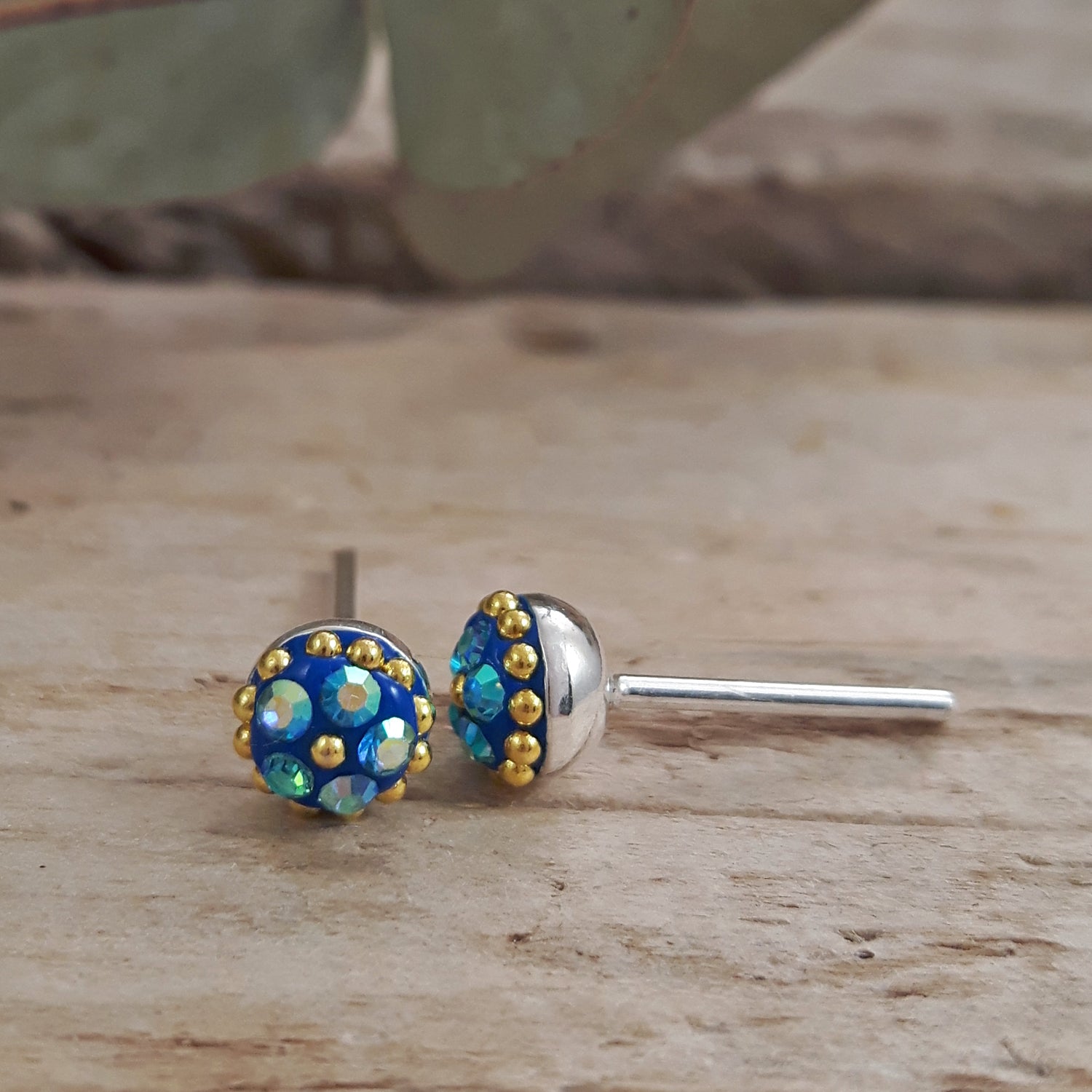 Allegra Sapphire Dream Tiny Stud Earrings