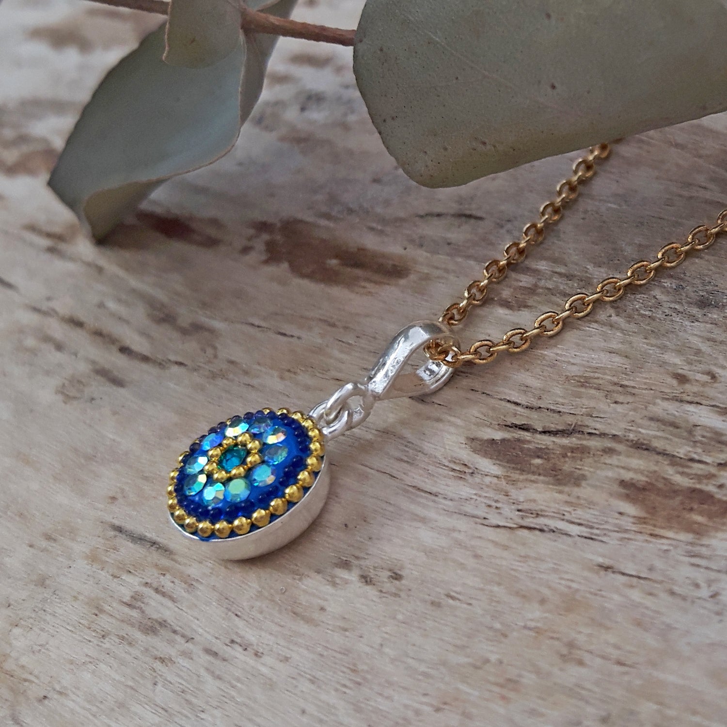 Allegra Sapphire Dream Rd Mini Pendant
