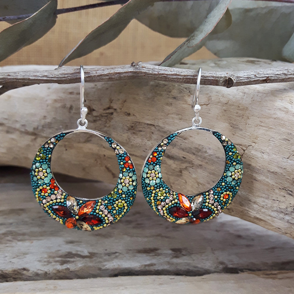 Allegra Vintage Dream Boho Hoop Earrings