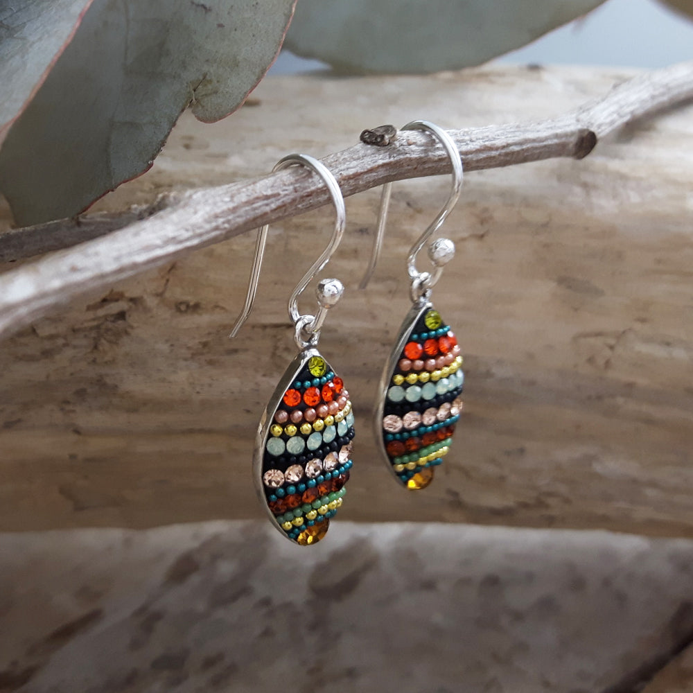 Allegra Vintage Dream Leaf Drop Earrings