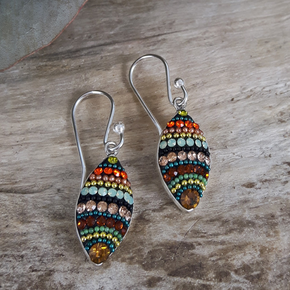 Allegra Vintage Dream Leaf Drop Earrings