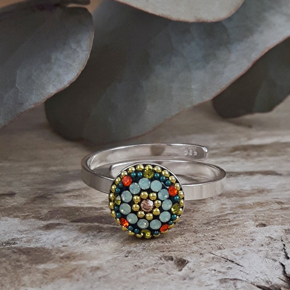 Allegra Vintage Dream Mini Round Adjustable Ring