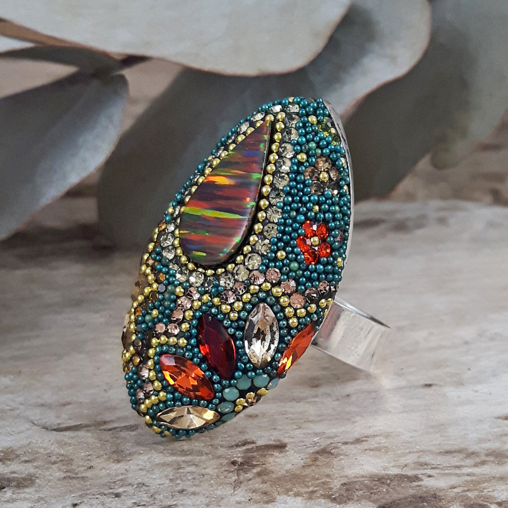 Allegra Vintage Dream Adjustable Ring