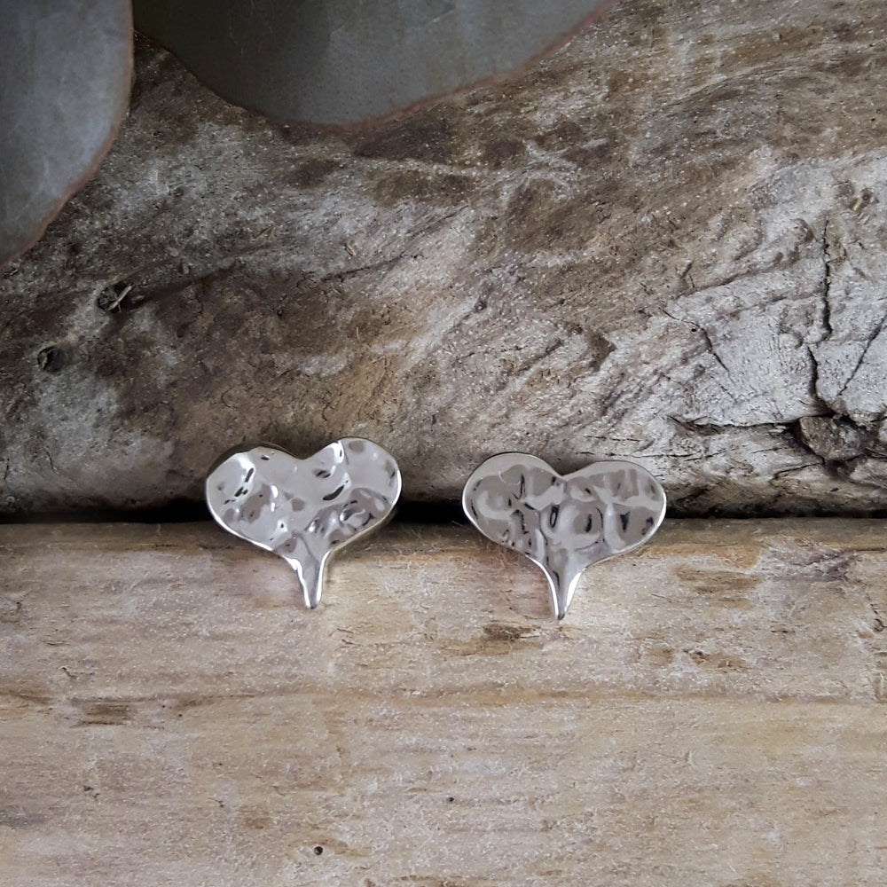 Allure Heart Stud Earrings