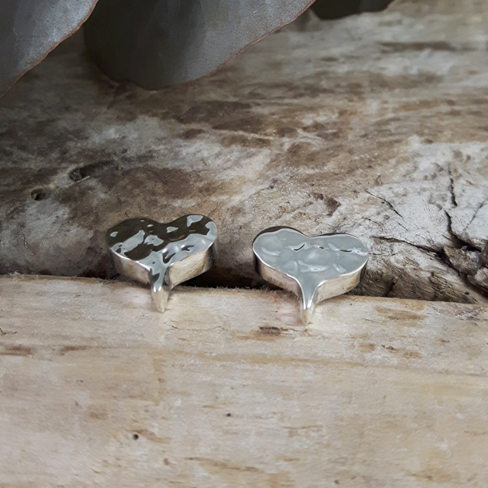 Allure Heart Stud Earrings