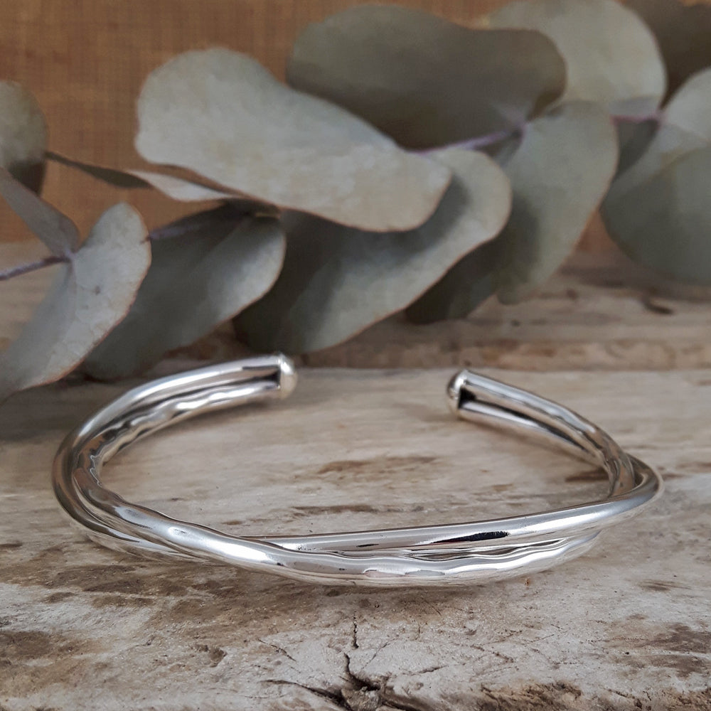 Arista Hammered/Polished cuff