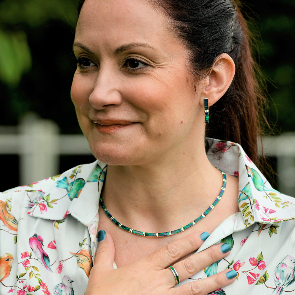 Flinder Emerald Drift Necklace