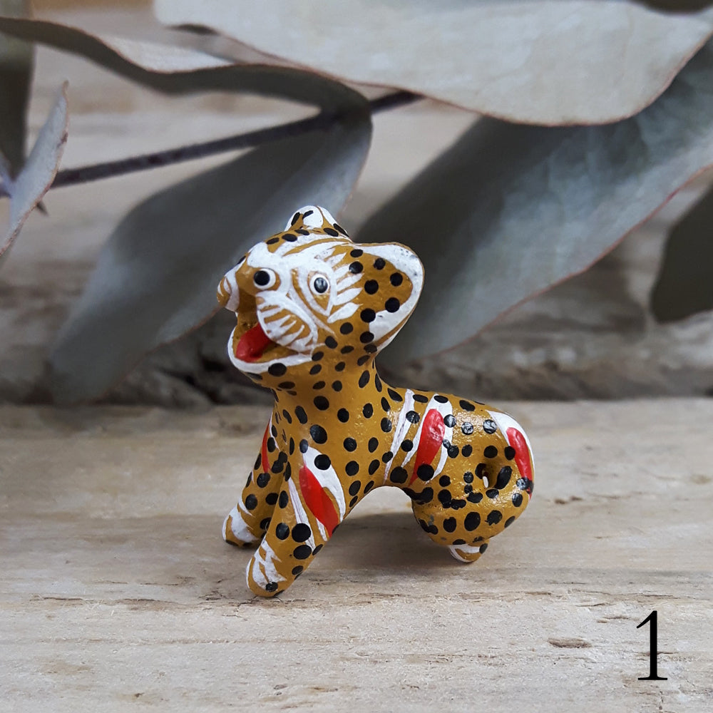 Balam, Hand Painted Ceramic Jaguars