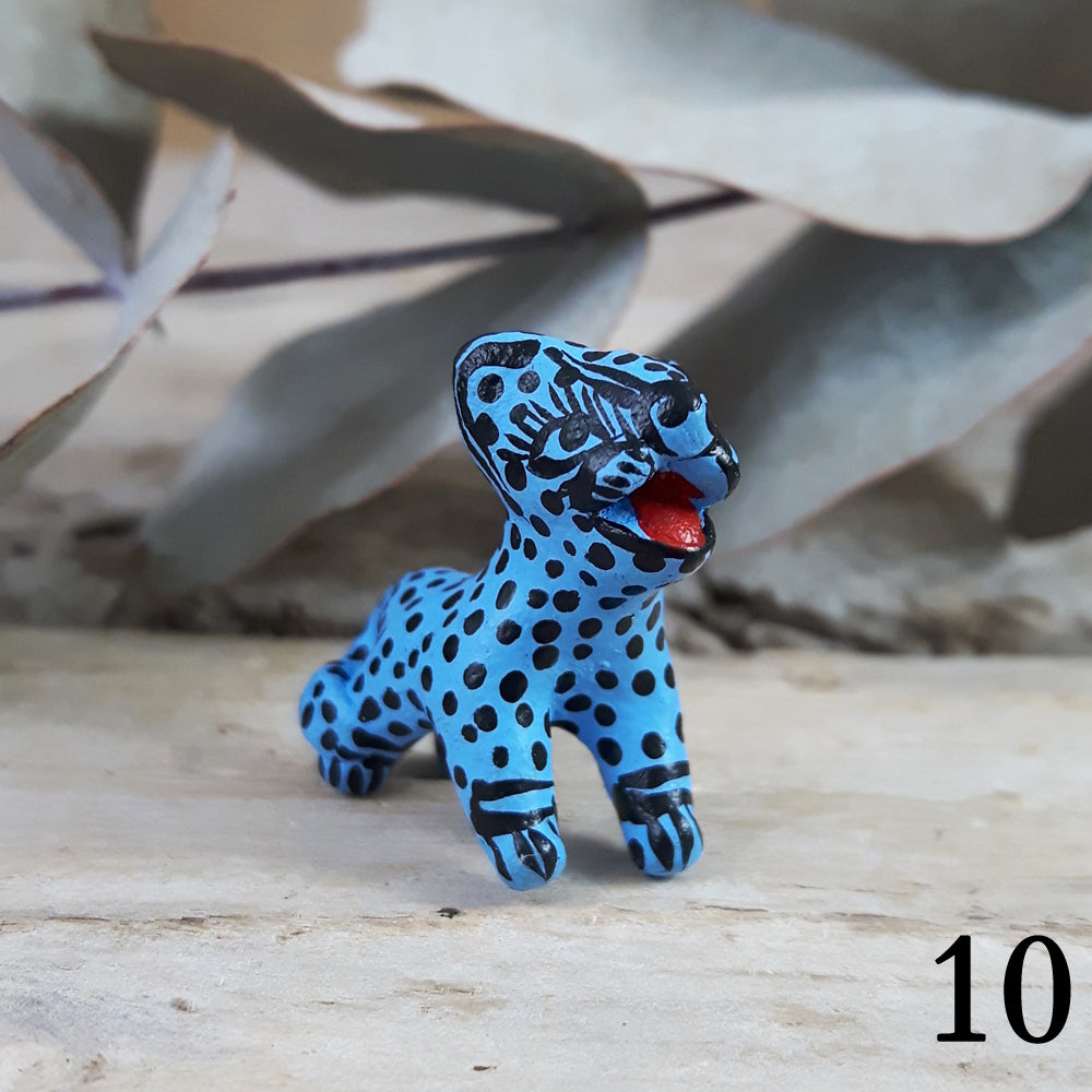 Balam, Hand Painted Ceramic Jaguars