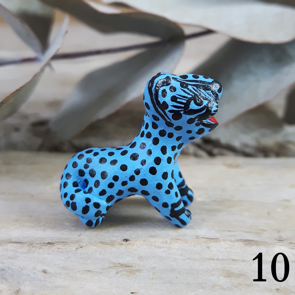 Balam, Hand Painted Ceramic Jaguars