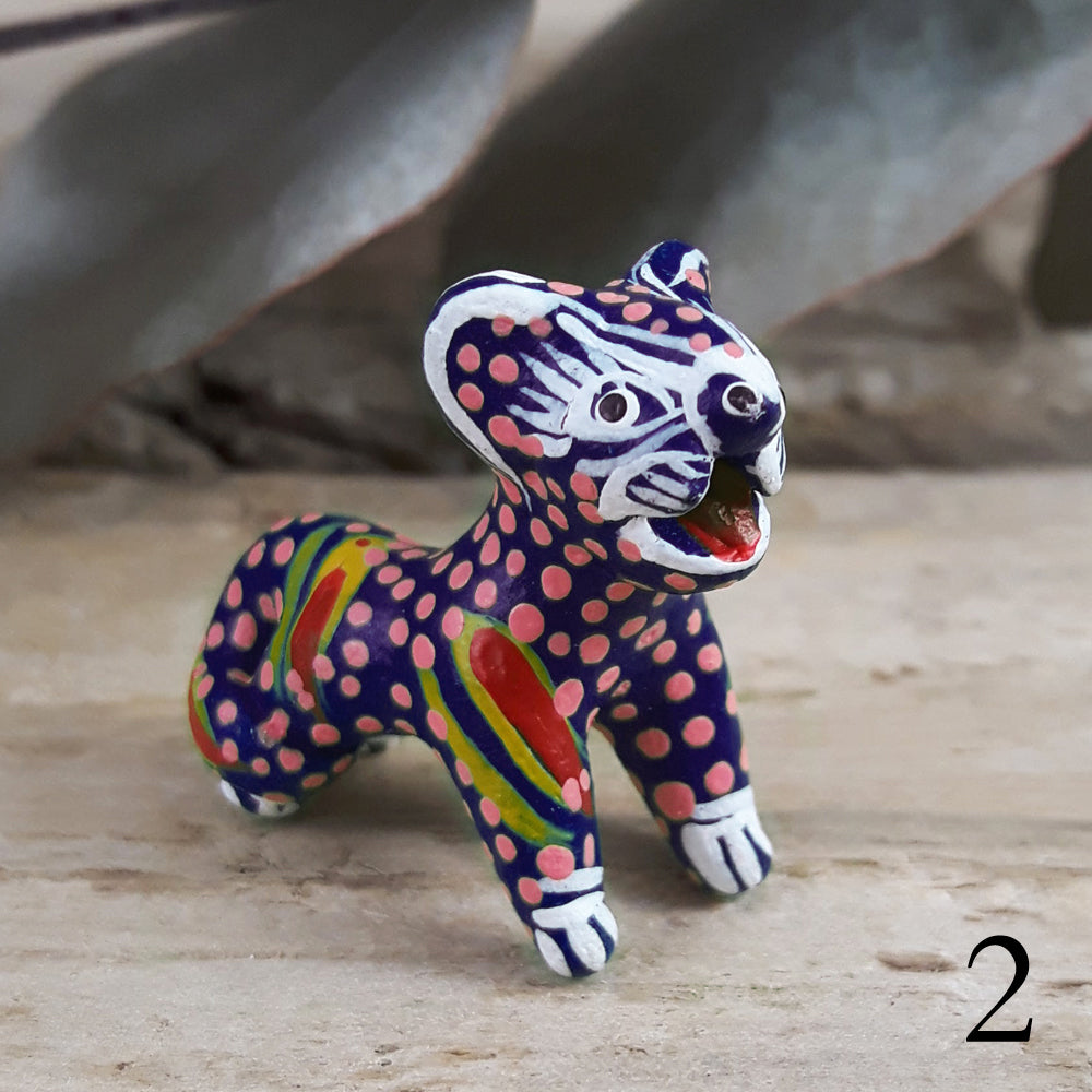 Balam, Hand Painted Ceramic Jaguars