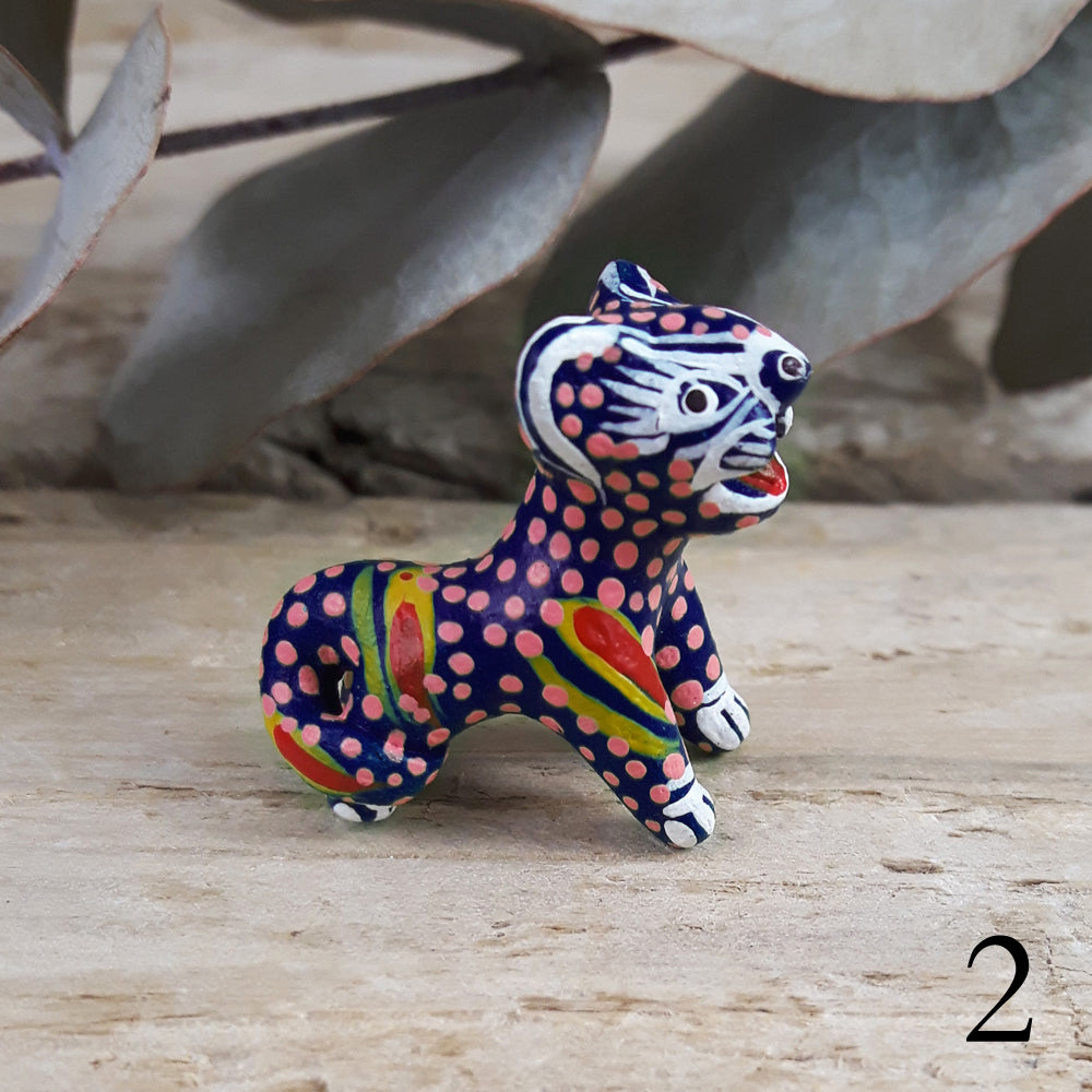 Balam, Hand Painted Ceramic Jaguars