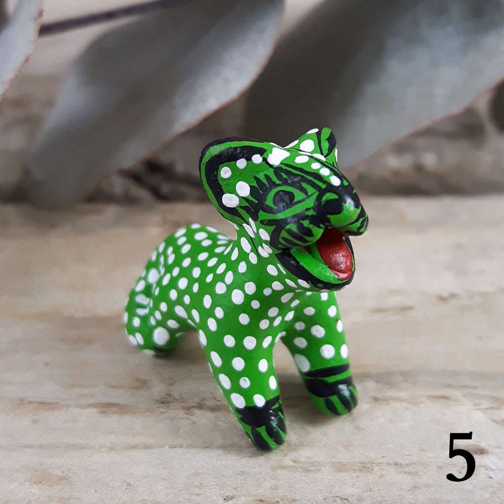 Balam, Hand Painted Ceramic Jaguars