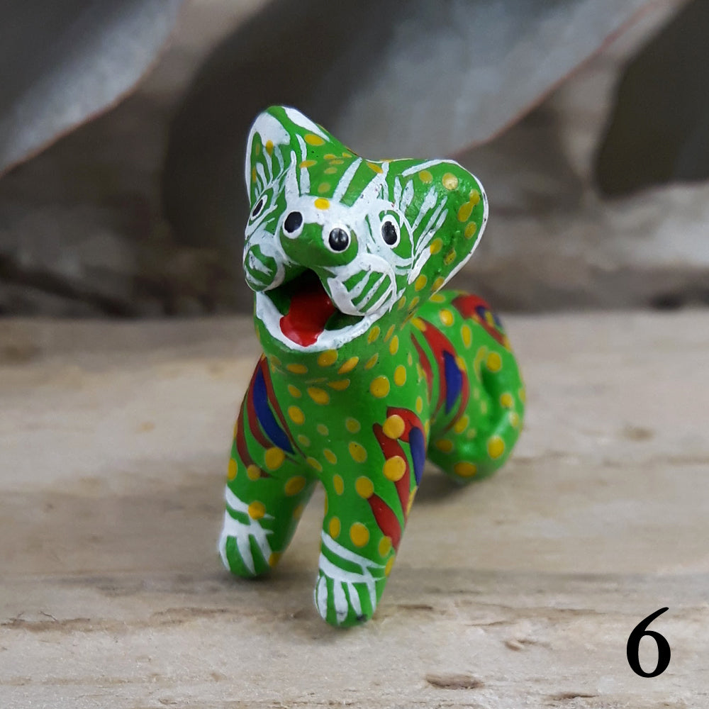 Balam, Hand Painted Ceramic Jaguars