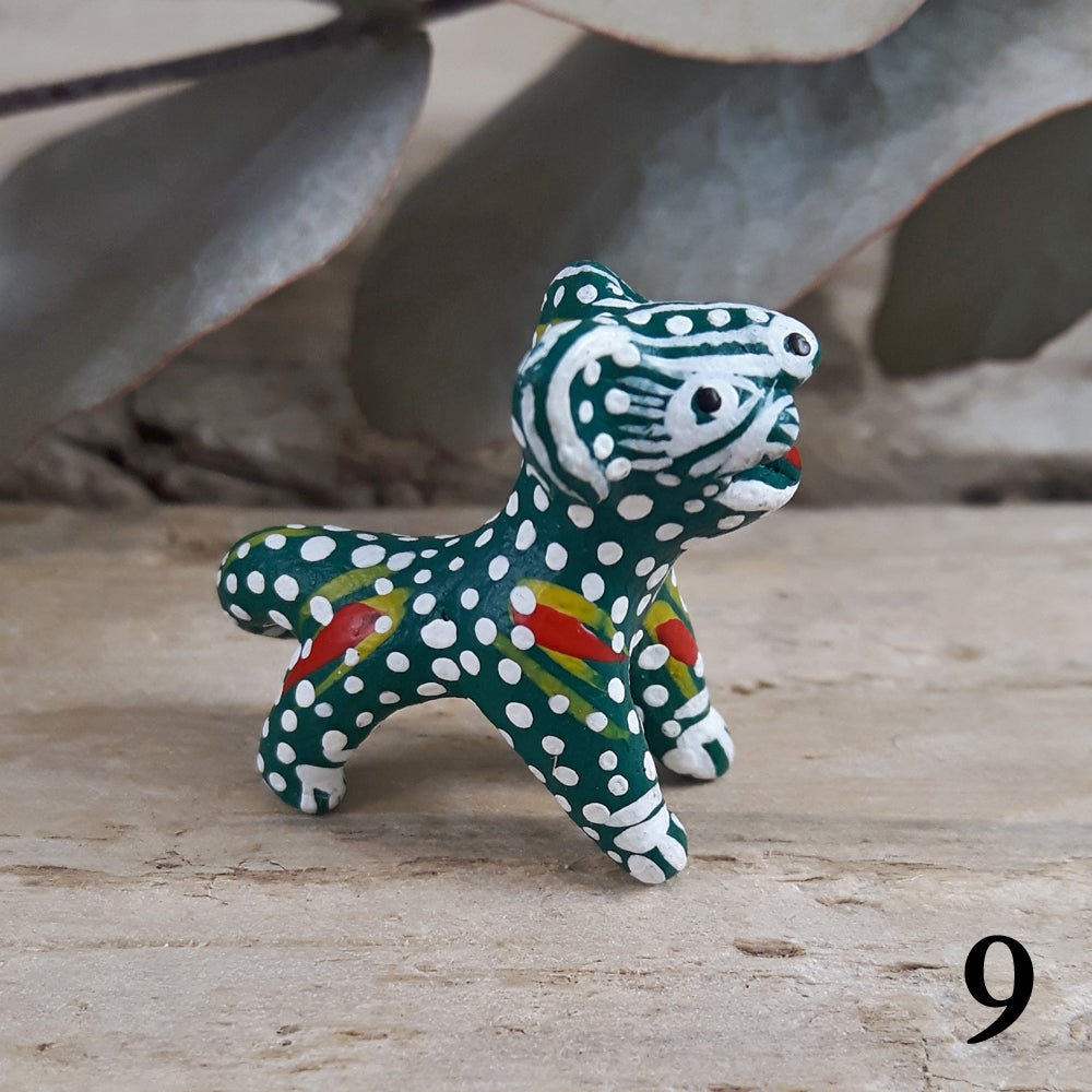 Balam, Hand Painted Ceramic Jaguars