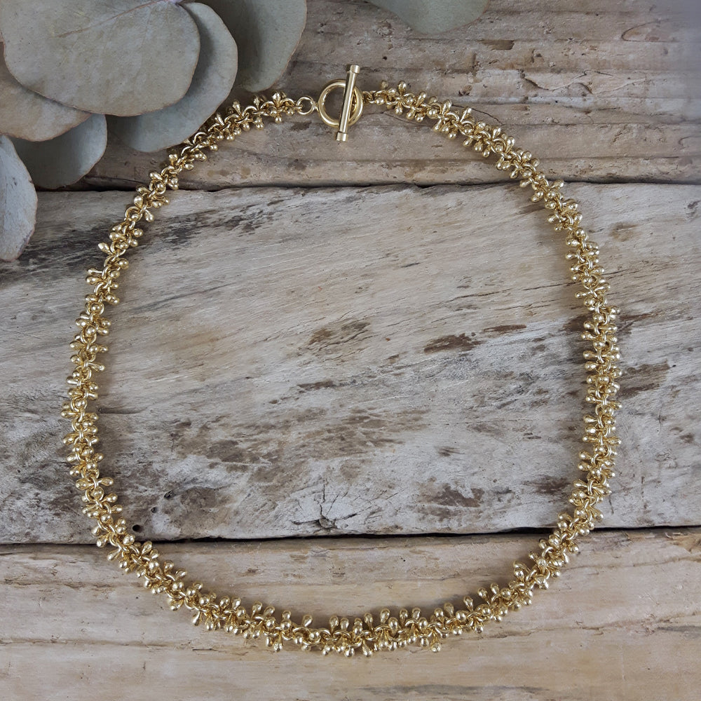 Contemporary Gold Bella Necklace Palenque Jewellery