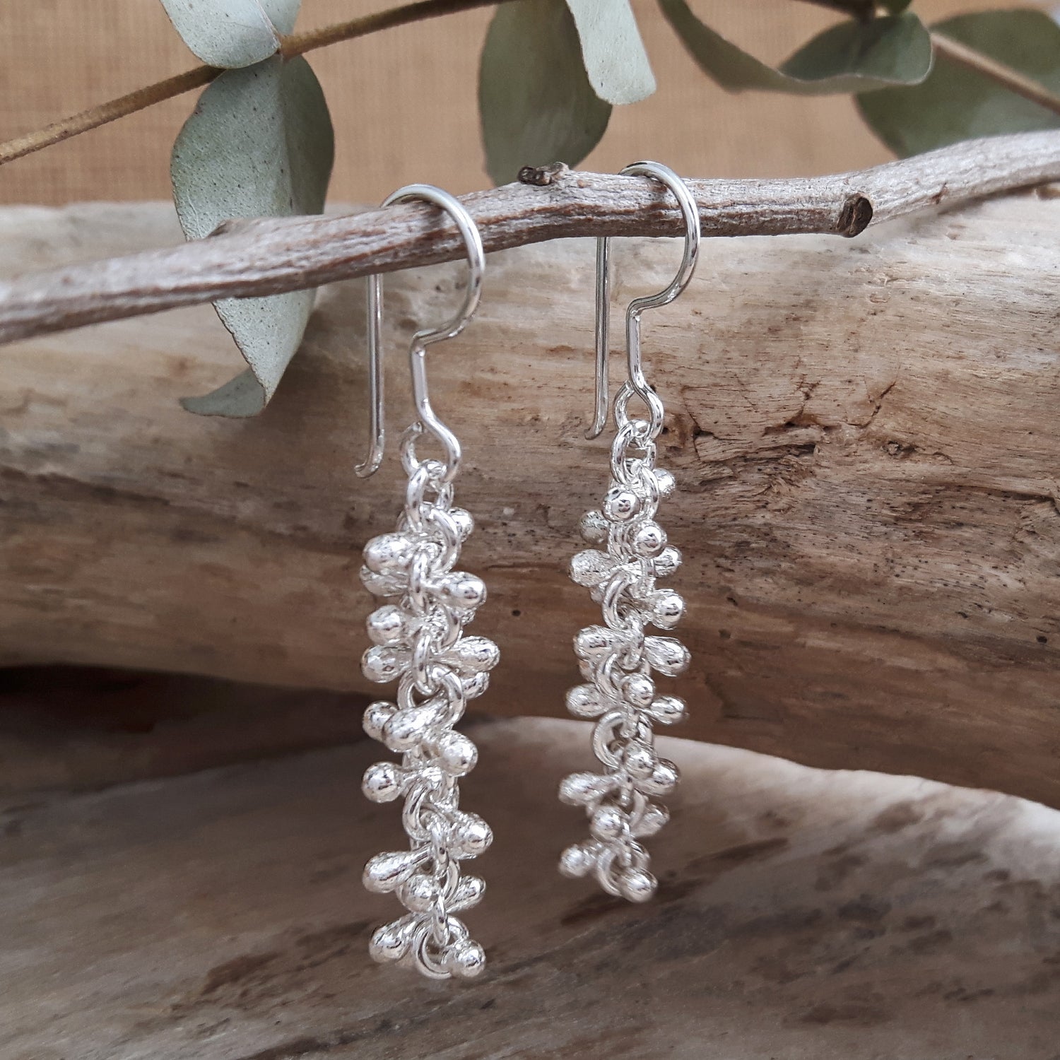 Bellissima Silver Drop Earrings Earrings