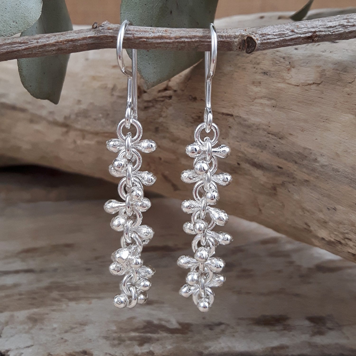 Bellissima Silver Drop Earrings Earrings