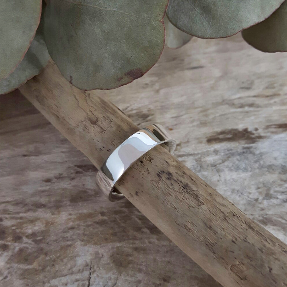 Court Sterling silver 4mm Band Wedding Ring