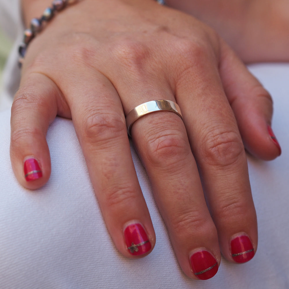 Court Sterling silver 4mm Band Wedding Ring