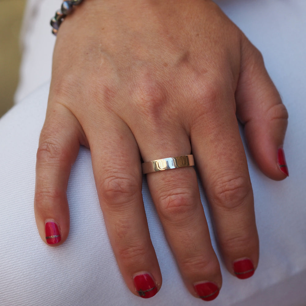 Court Sterling silver 4mm Band Wedding Ring