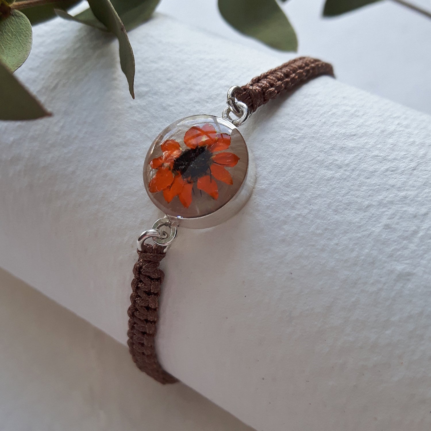 Flores Dahlia Friendship Bracelet