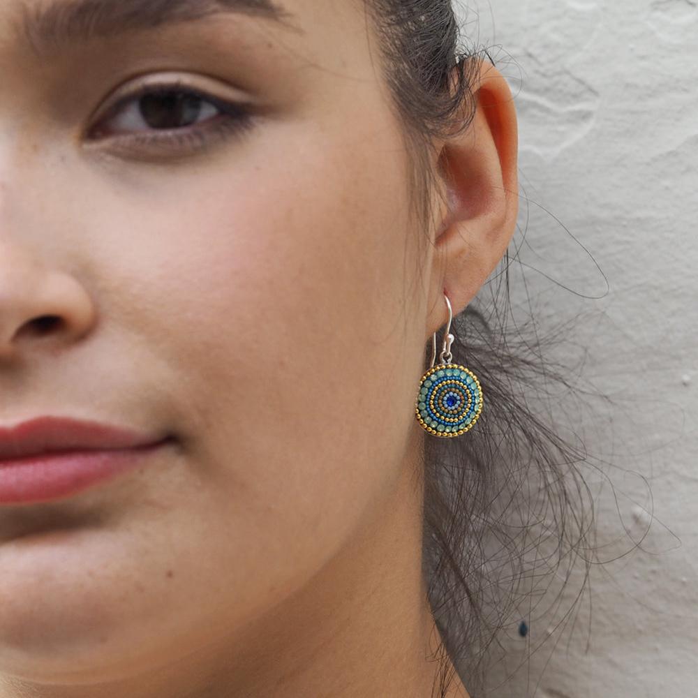 Allegra Amalfi Dream Coin Drop Earrings