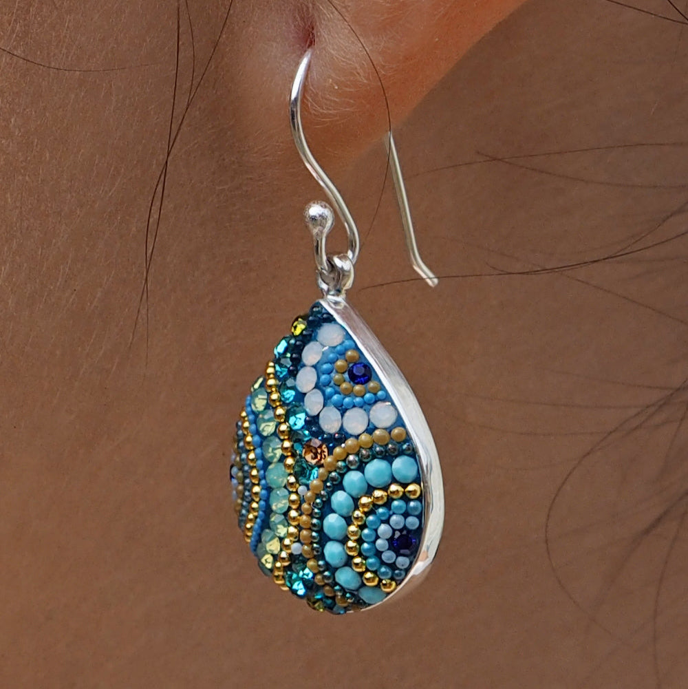 Allegra Amalfi Dream Teardrop Drop Earrings