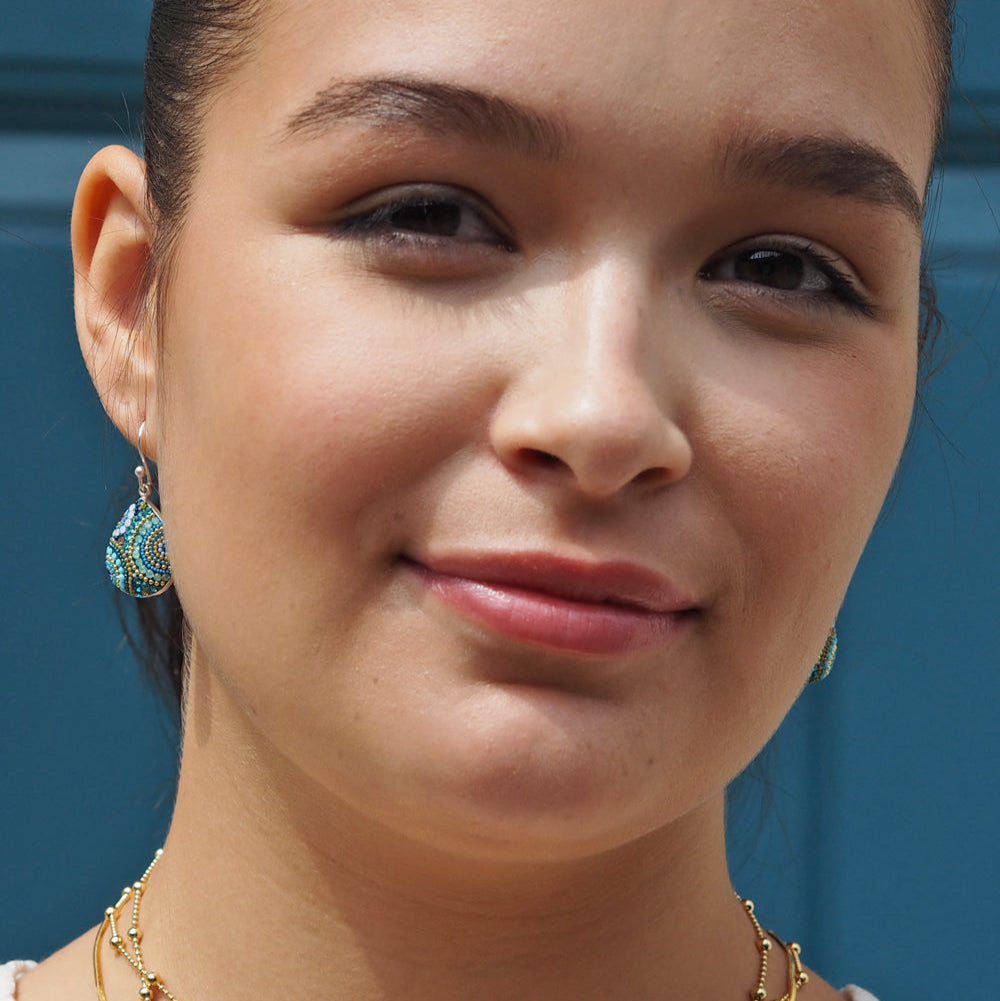 Allegra Amalfi Dream Teardrop Drop Earrings