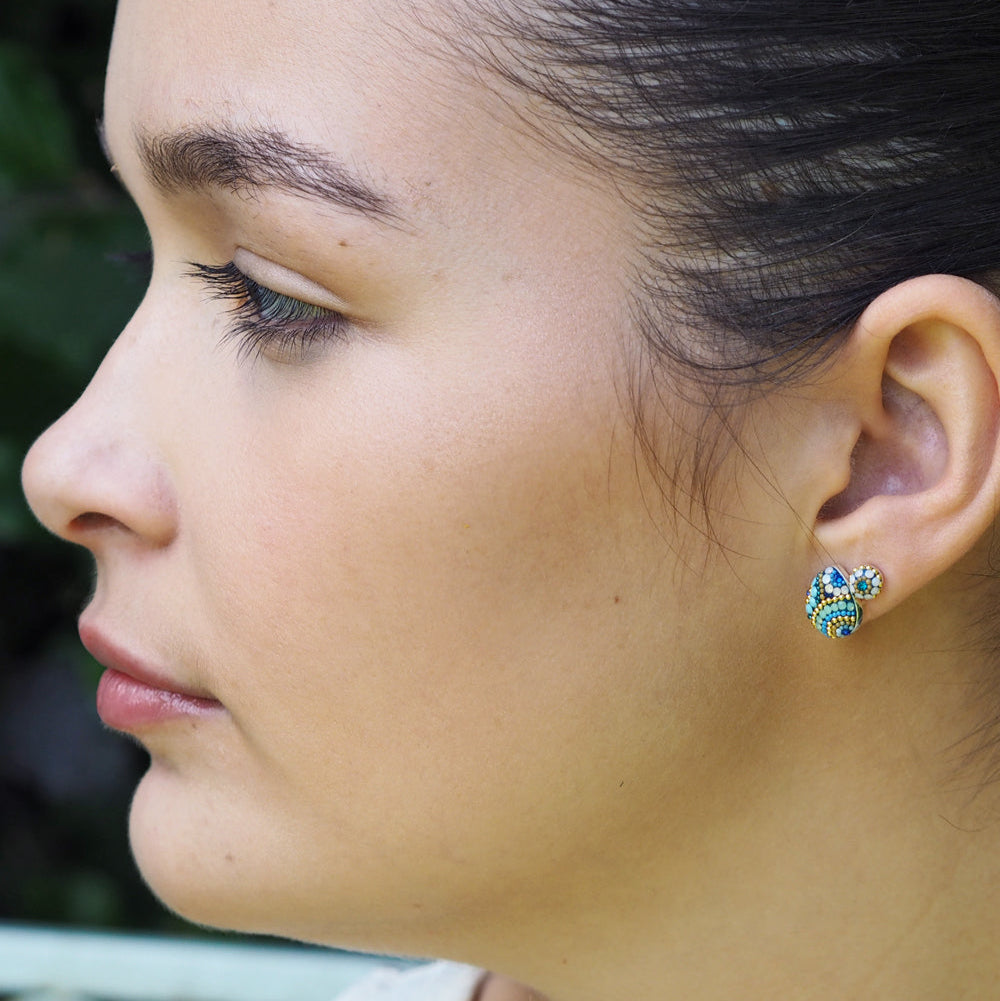 Allegra Amalfi Dream Teardrop Stud Earrings