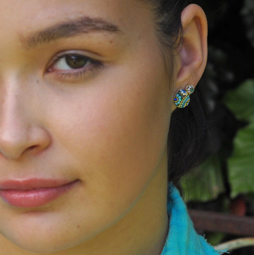 Allegra Amalfi Dream Teardrop Stud Earrings