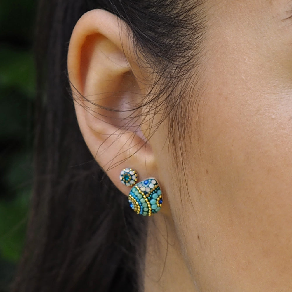 Allegra Amalfi Dream Teardrop Stud Earrings