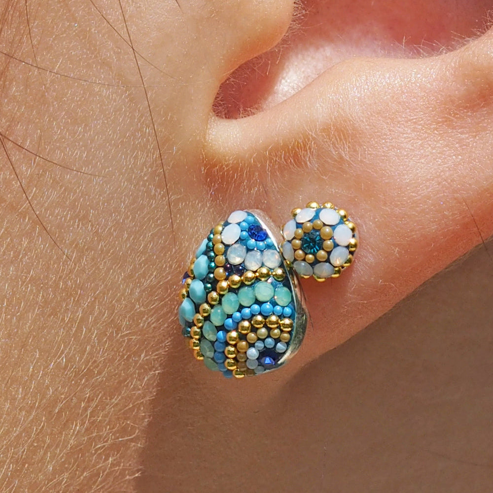 Allegra Amalfi Dream Teardrop Stud Earrings