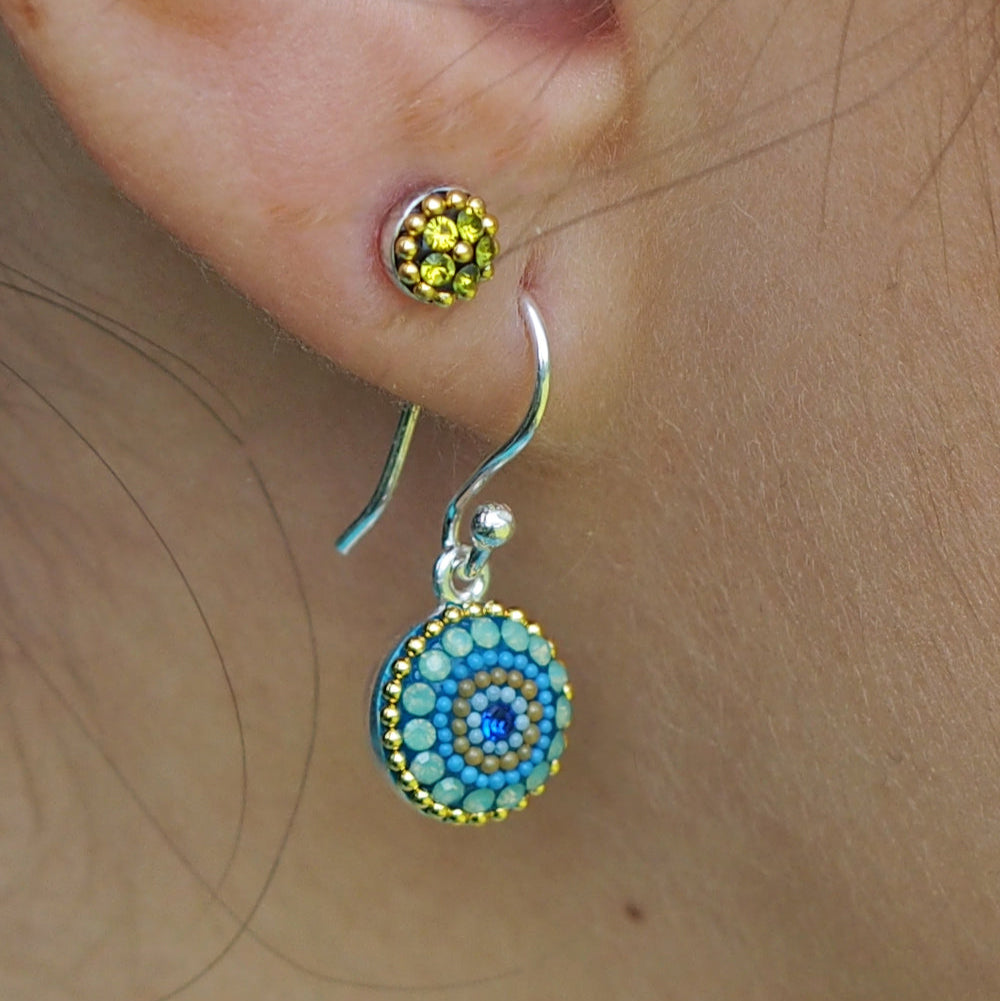 Allegra Amalfi Dream Round Drop Earrings
