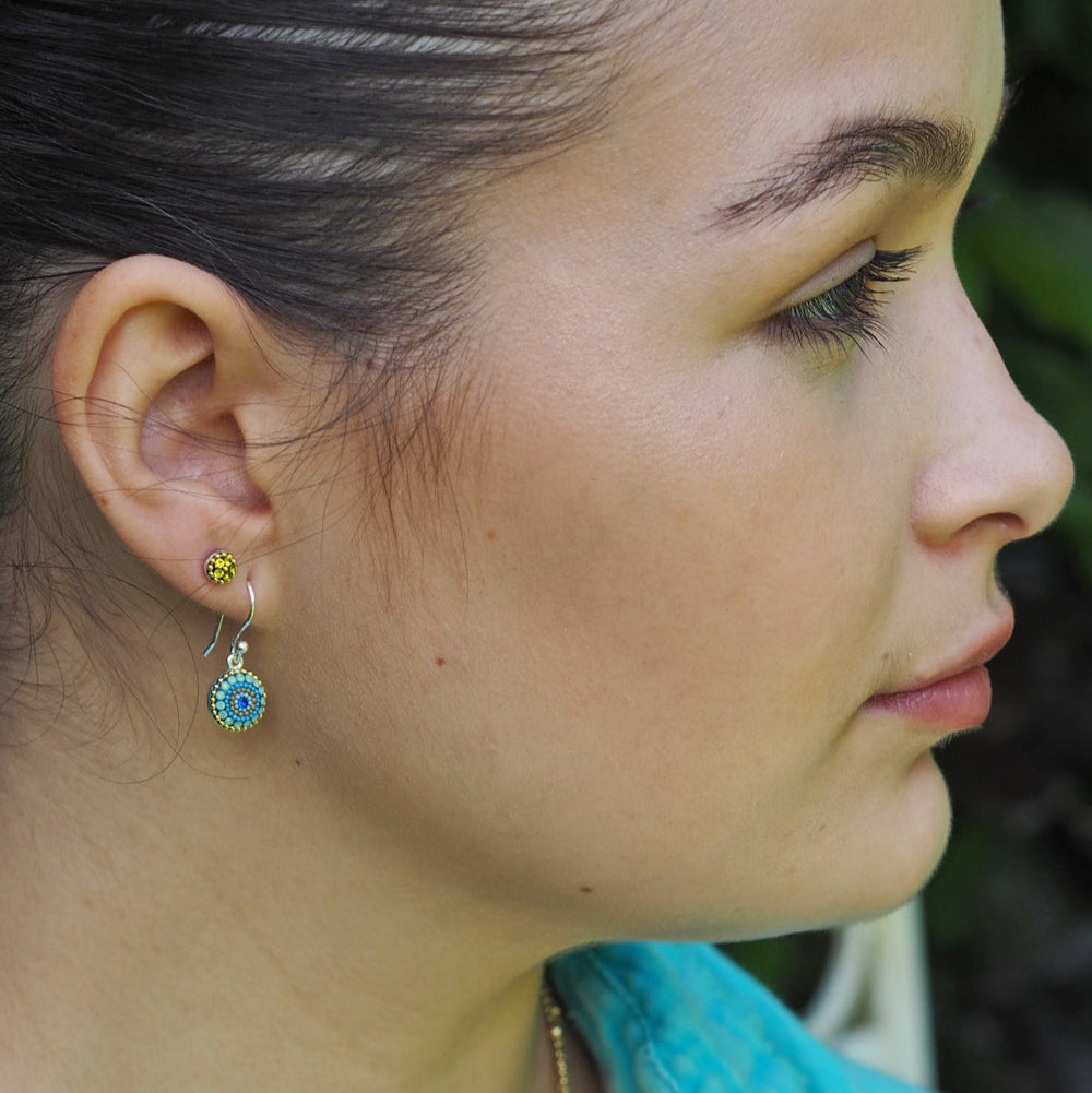 Allegra Amalfi Dream Round Drop Earrings