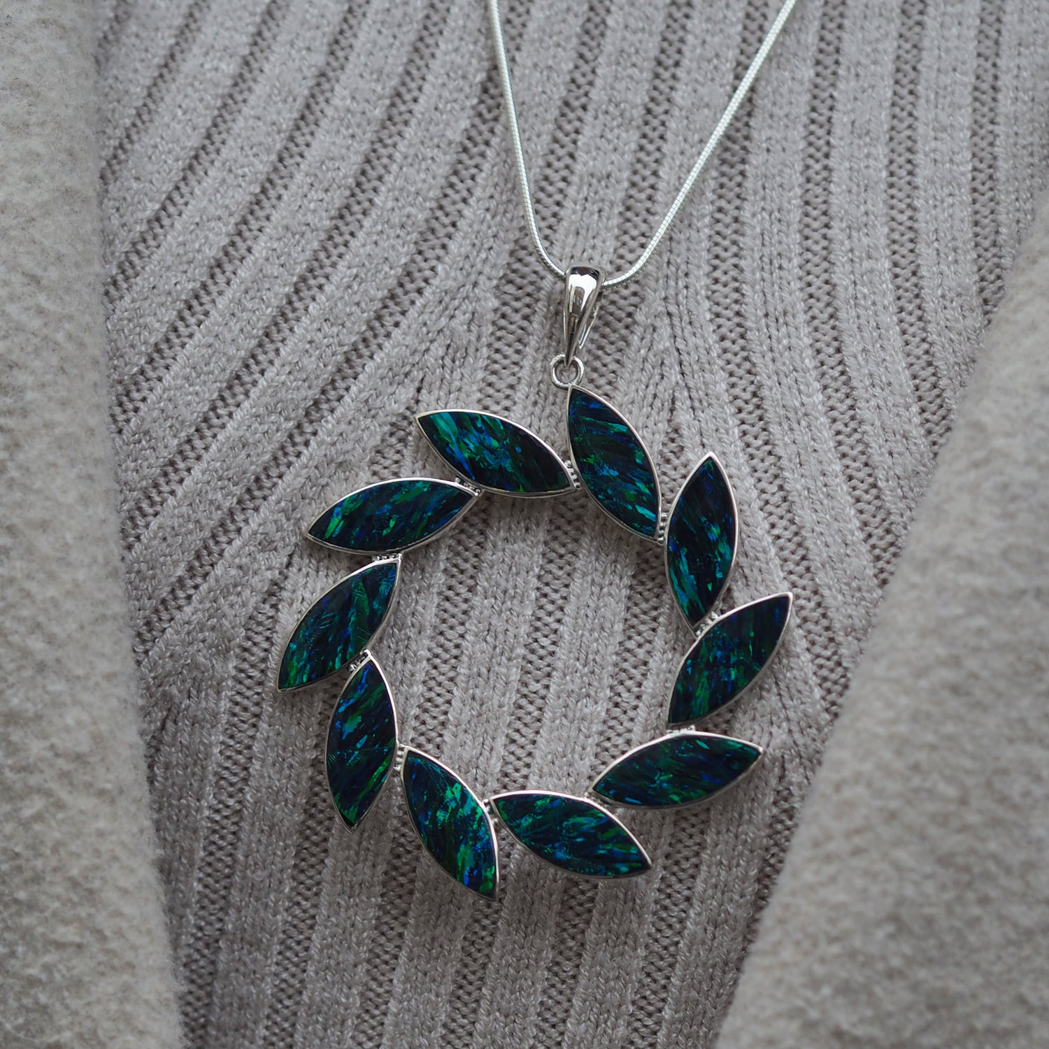 Flinder Larisa Emerald Pendant