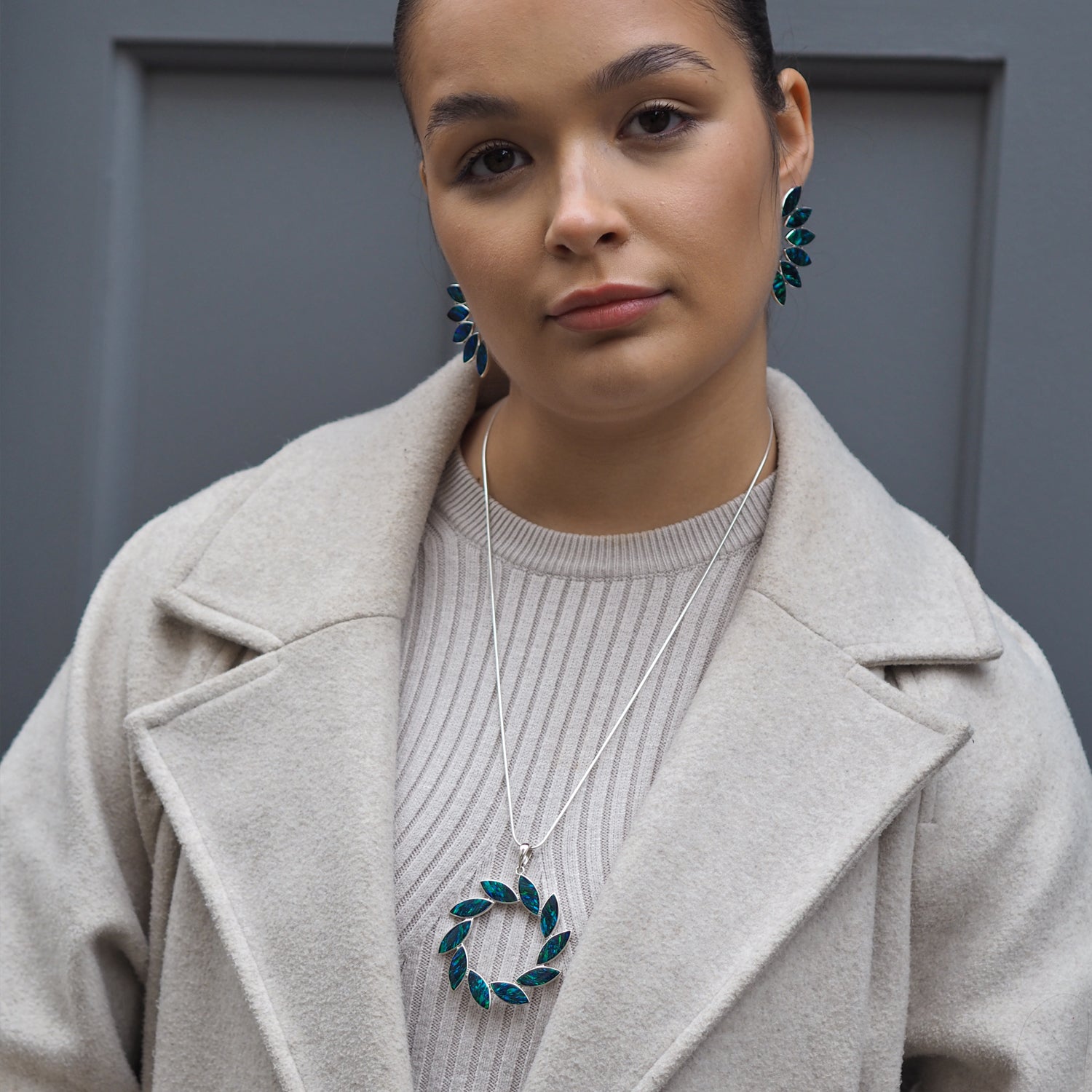 Flinder Larisa Emerald Earrings