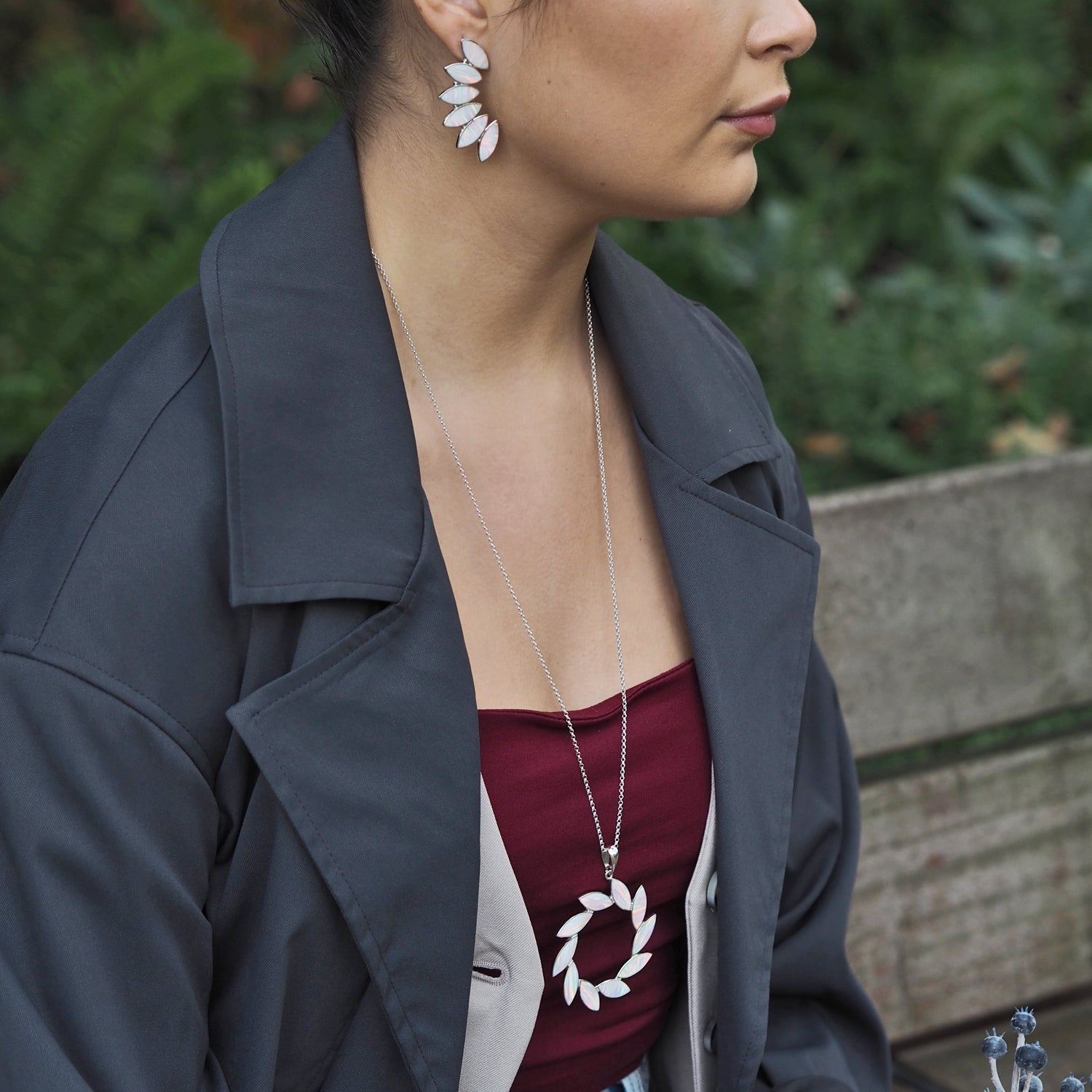 Flinder Larisa White Pendant