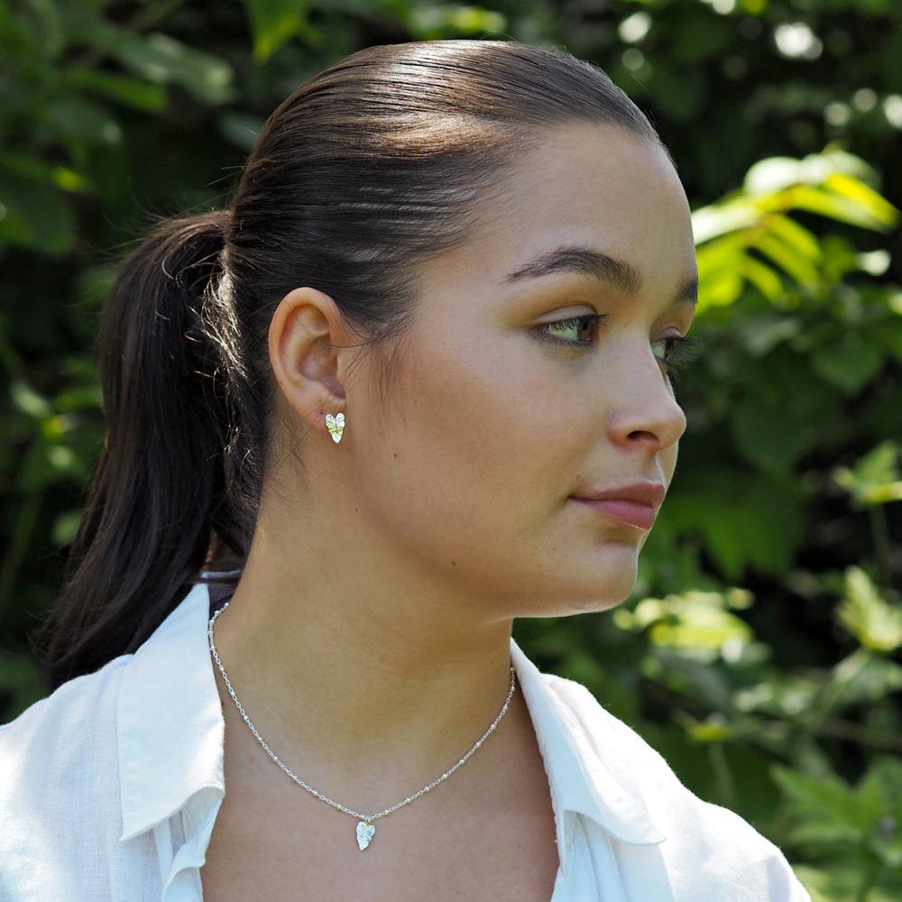 Foresta Tiny Taro Leaf Pendant