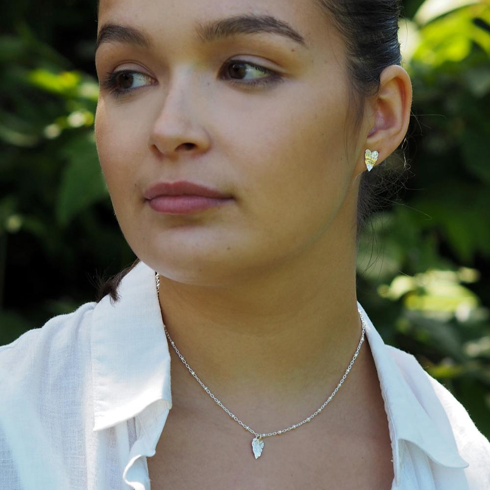 Foresta Tiny Taro Leaf Pendant